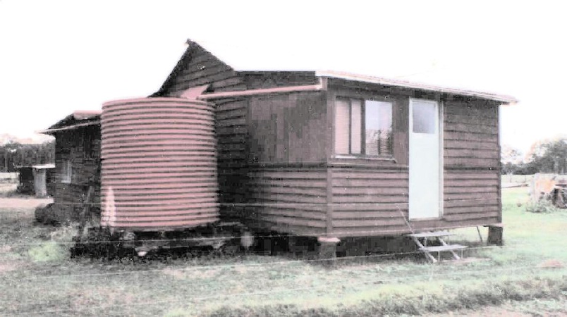 Old house located on Bishop's farm on Toorbul Road (now (1995) known as Pumicestone Road)
