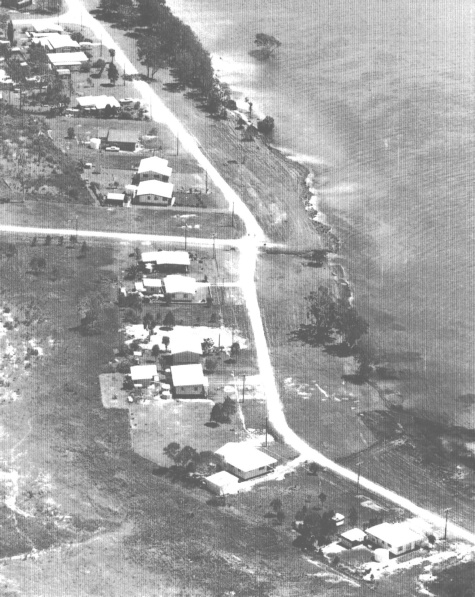 An aerial view of the southern end of Toorbul