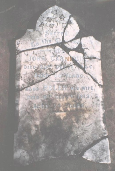 Grave of John and Helen Carnegie