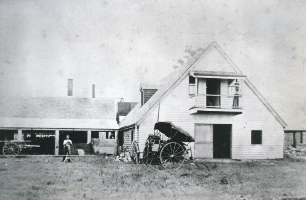 Meatworks of Dr Joseph Bancroft at Deception Bay, ca. 1895 Moreton