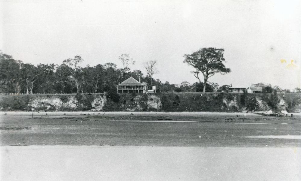 Dr Thomas Lane Bancroft's family home at Deception Bay, ca. 1898