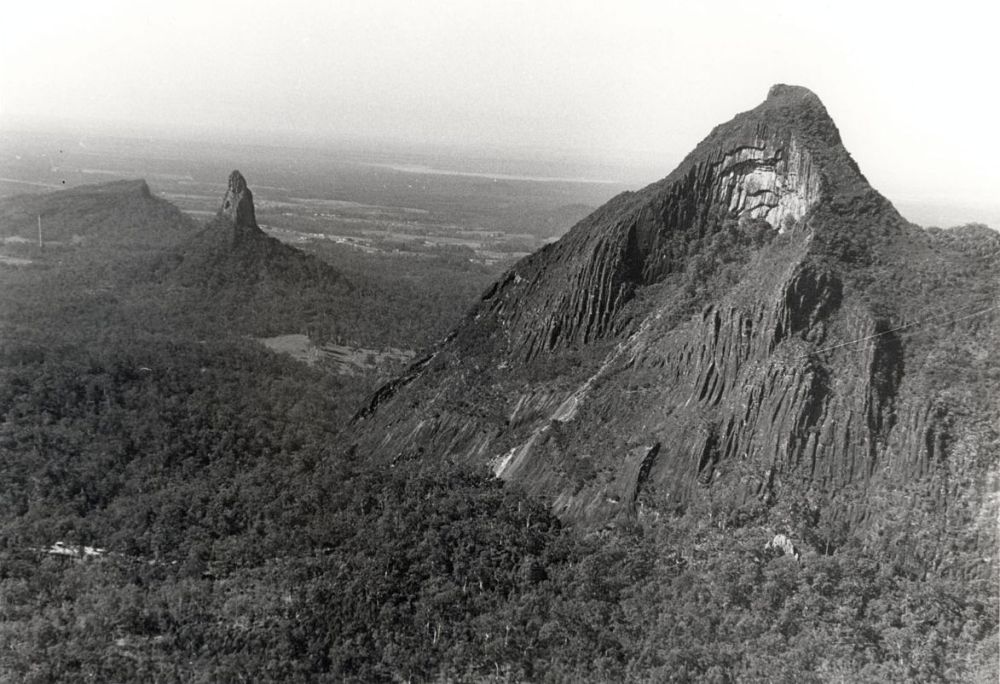 Aerial view of Mt Tibrogargan