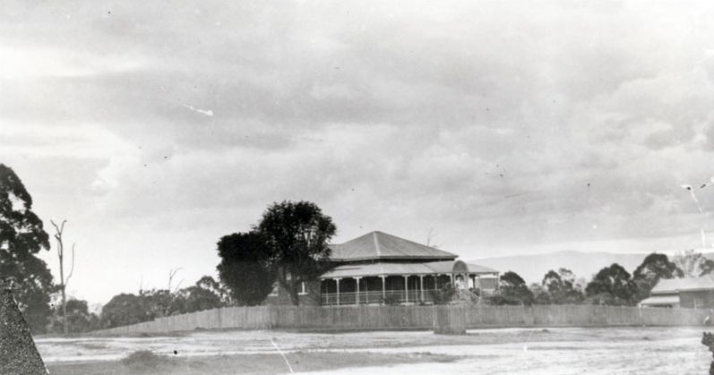 Mrs H.J. Rudduck's house was used as a hospital, ca. 1920s
