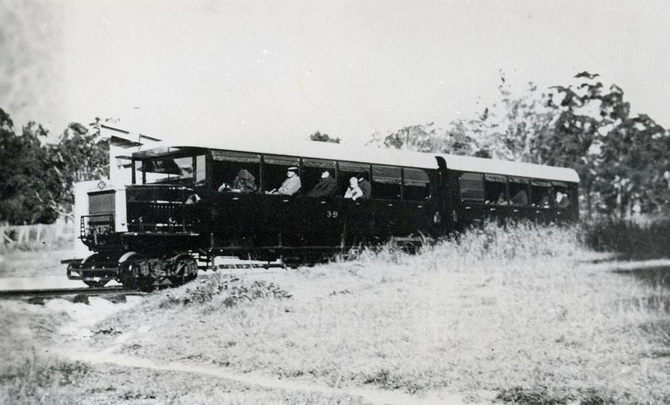First railmotor to Kilcoy, ca. 1912