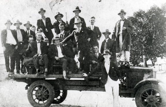 Ray Whiting's truck, ca. 1930s