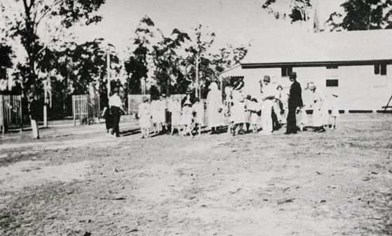 Provisional School students at Albert Hall, ca. 1924