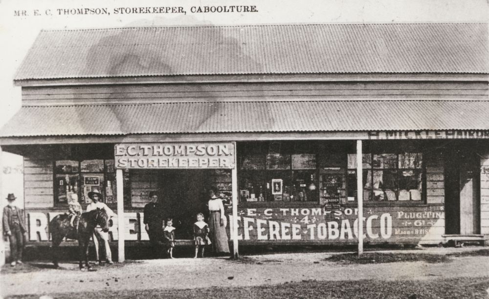 General Store of E.C. (Ernie) Thompson, ca 1907