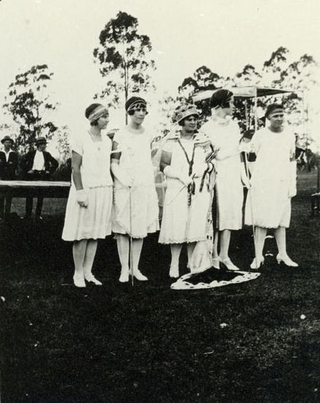 Queen Competition and Sports Day held in Butt's paddock in 1927