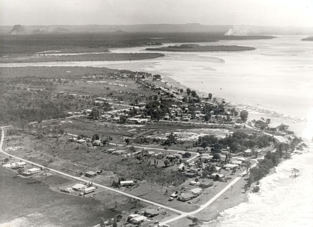 Aerial view of Toorbul township in 1979