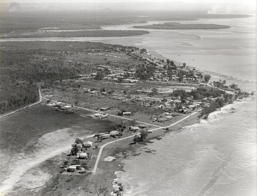 Aerial view of Toorbul township in 1979