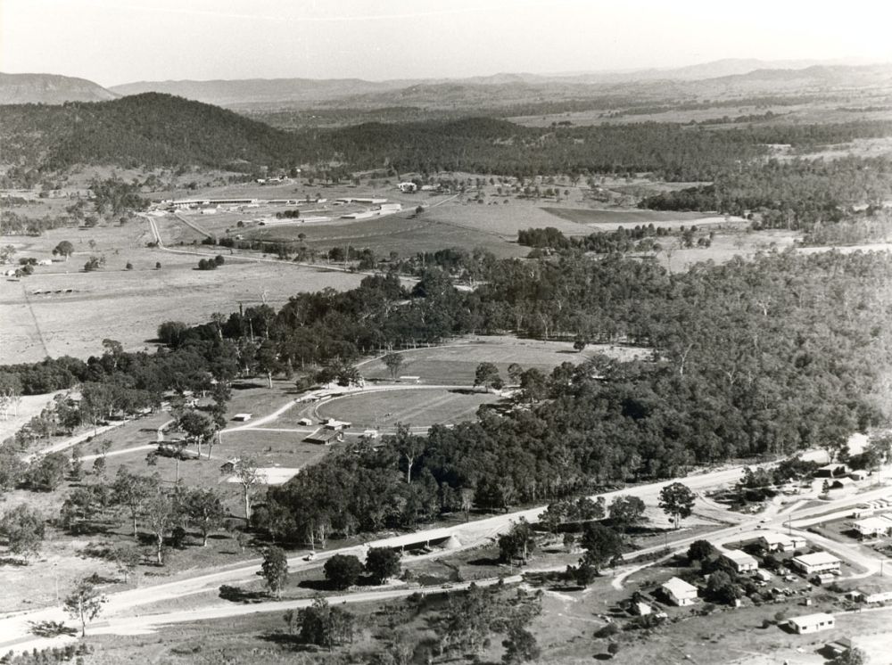 Aerial view of the western outskirts of Woodford