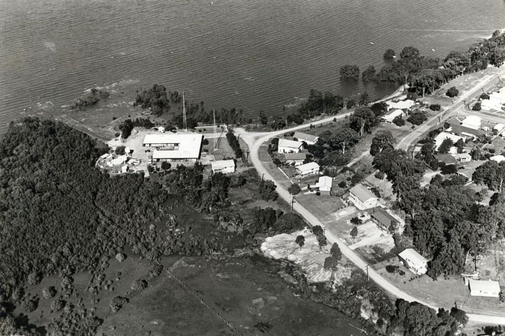 Aerial view of the Telecommunications Depot for Ship to Shore Radio