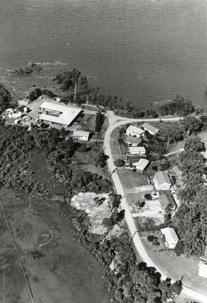 Aerial view of the Telecommunications Depot for Ship to Shore Radio