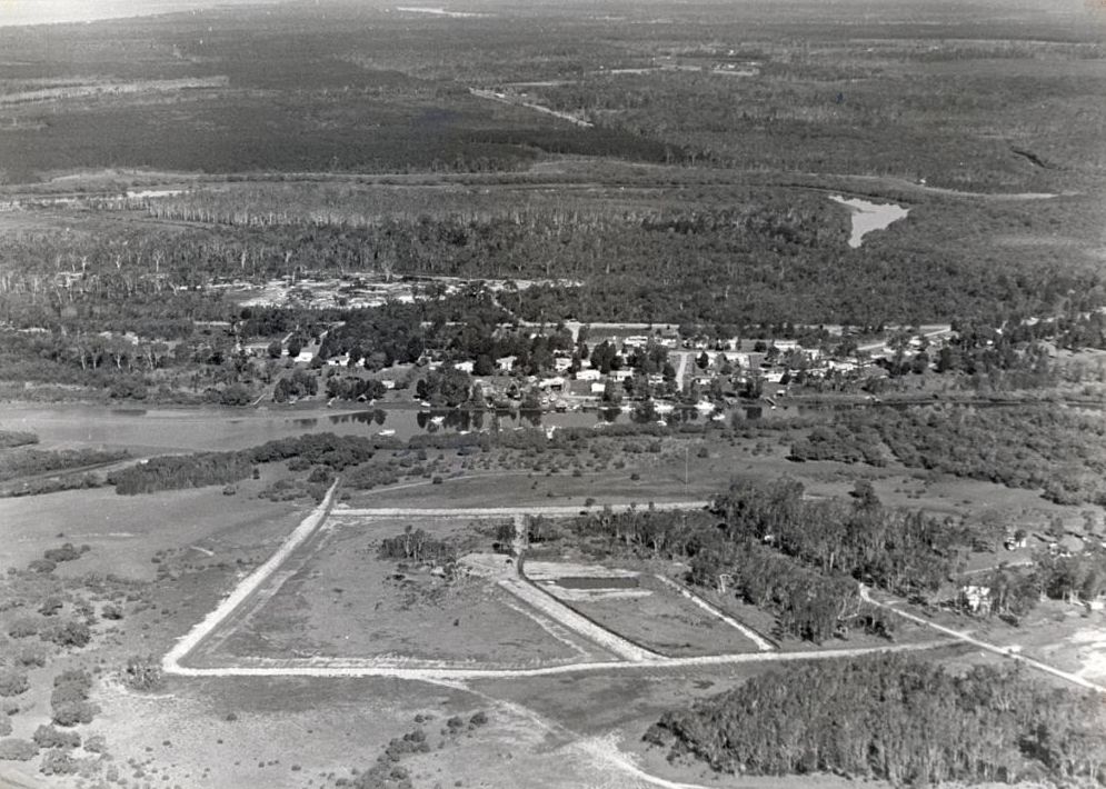 Aerial view of Meldale township