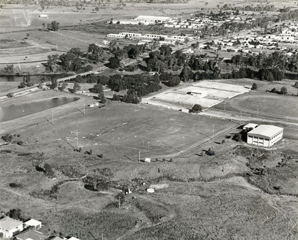 Aerial view of Caboolture Sports Centre