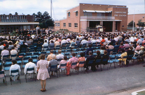 Official opening of the Caboolture Shire Memorial Hall in King Street Caboolture
