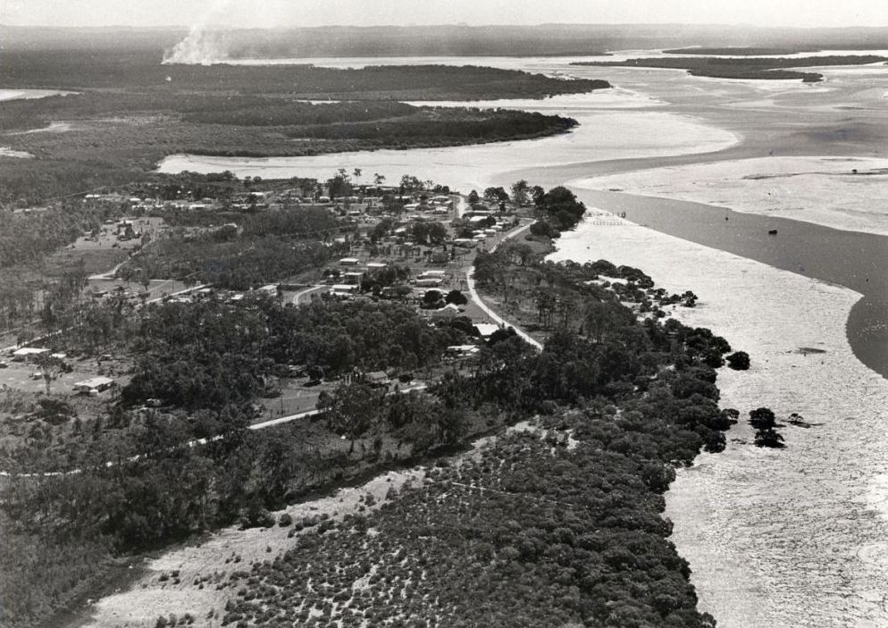Aerial view of Donnybrook township in 1979