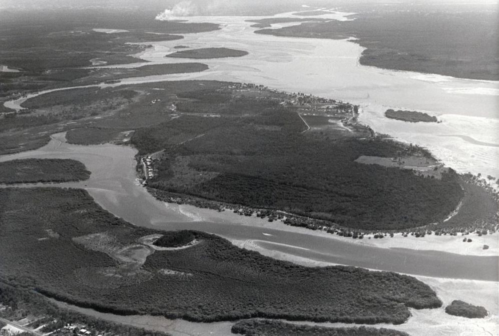 Aerial view of Pumicestone Passage