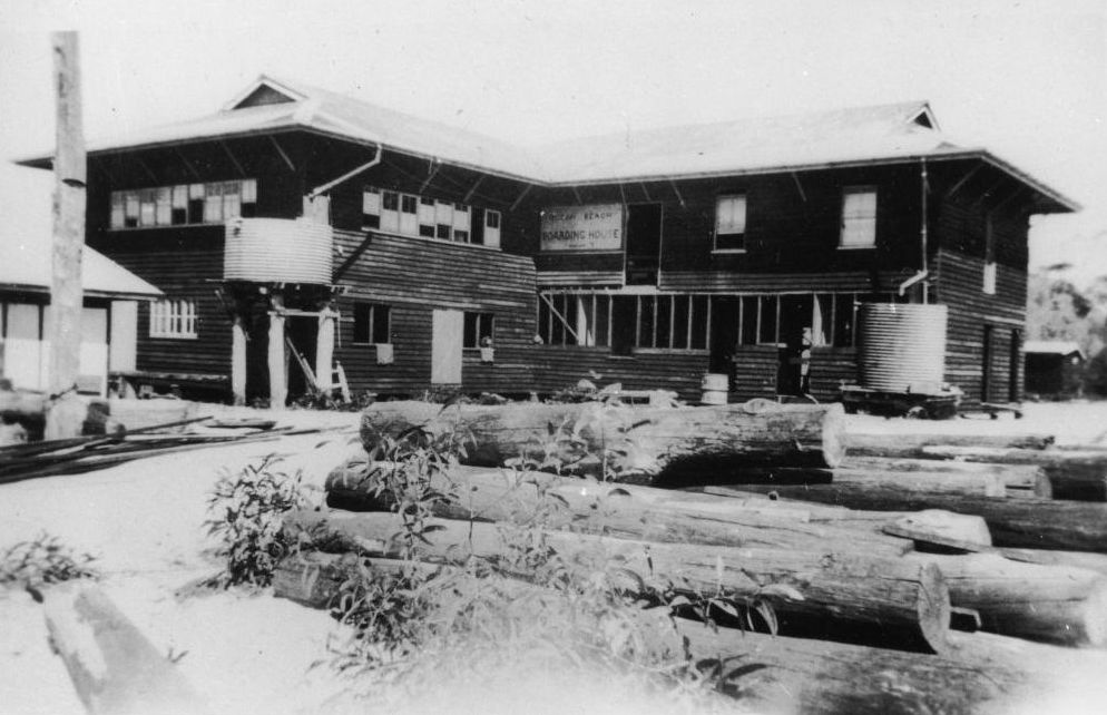 Ocean Beach Boarding House on Bribie Island in 1937