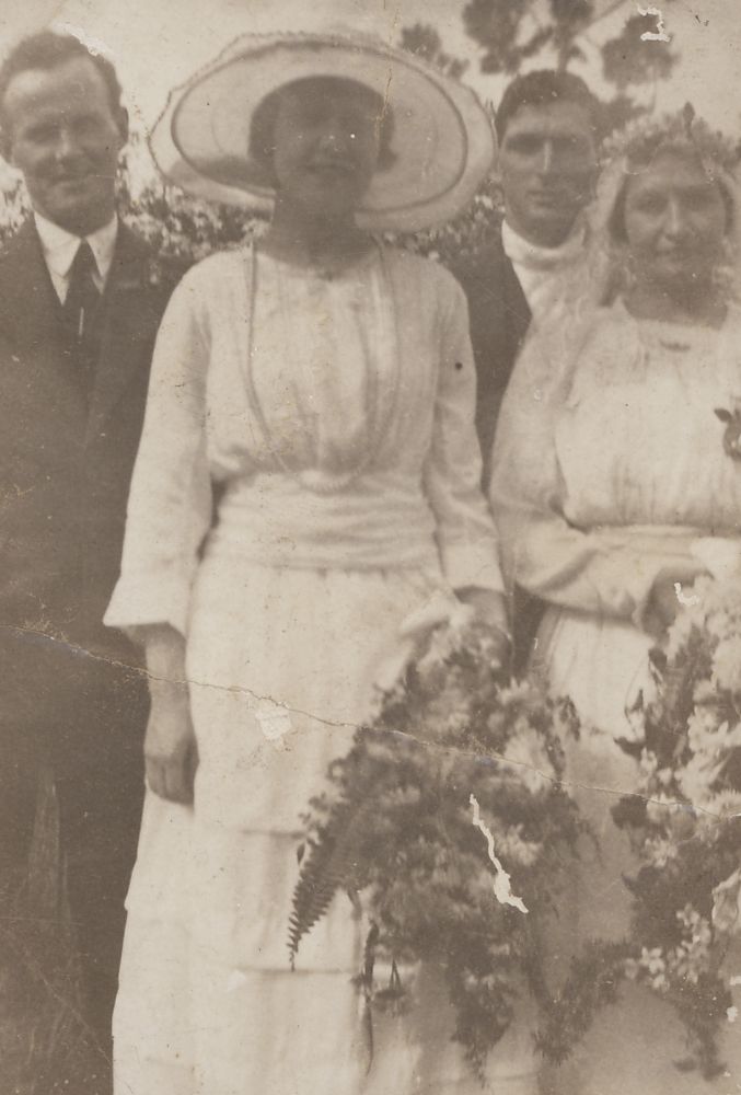 Wedding of Beatrice Tinney and Bob Sanders, ca. 1919-1922