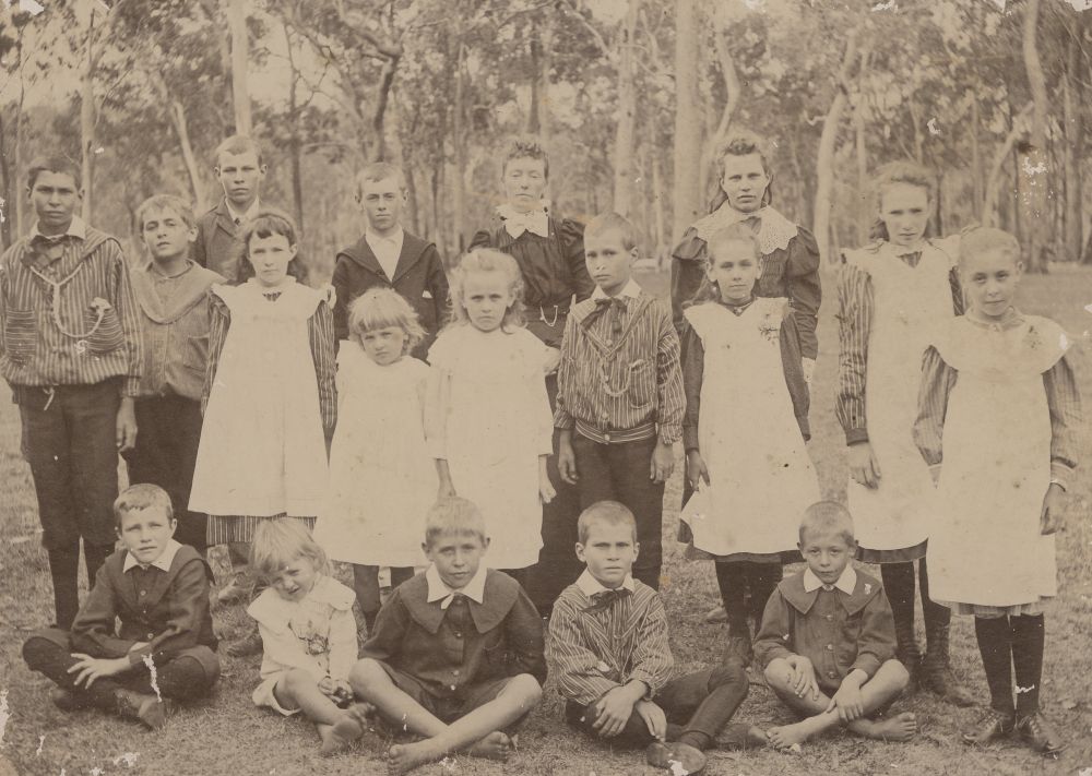 Pupils of the Rocksberg School, ca. 1890