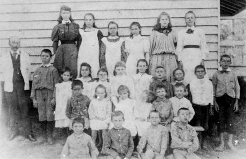 Pupils of Camp Flat Provisional (Upper Caboolture) School