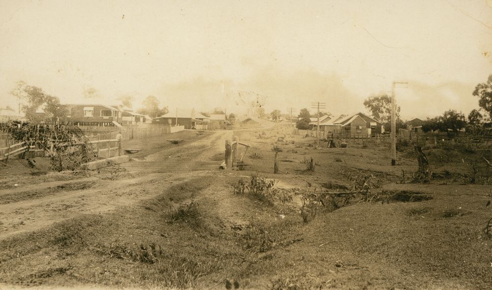 Lower King Street (Wharf Road) Caboolture, ca. 1914