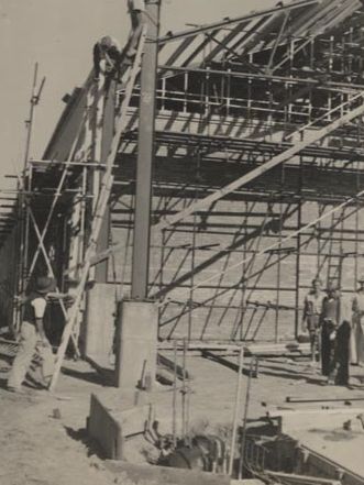 Mill construction - 7 workers in view
