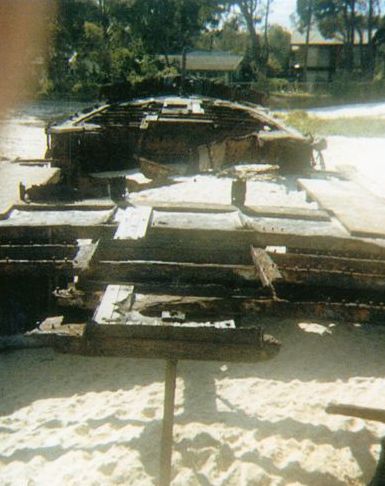 Not much left of the SS Cormorant