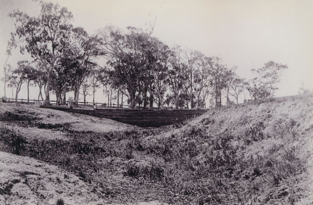 Land on the foreshore of Deception Bay effected by the 1901 drought