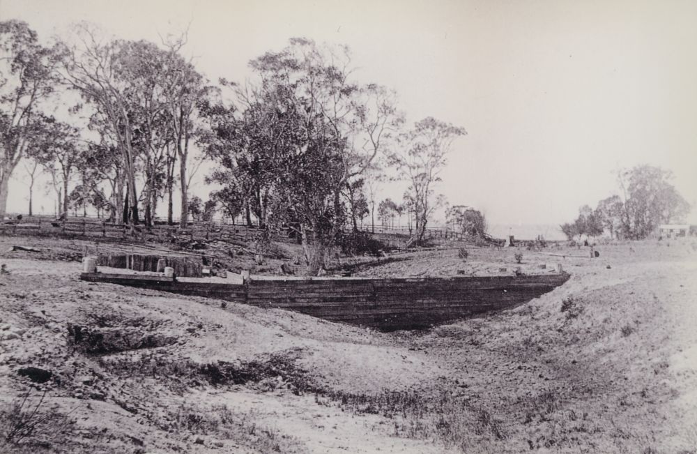 Land on the foreshore of Deception Bay effected by the 1901 drought
