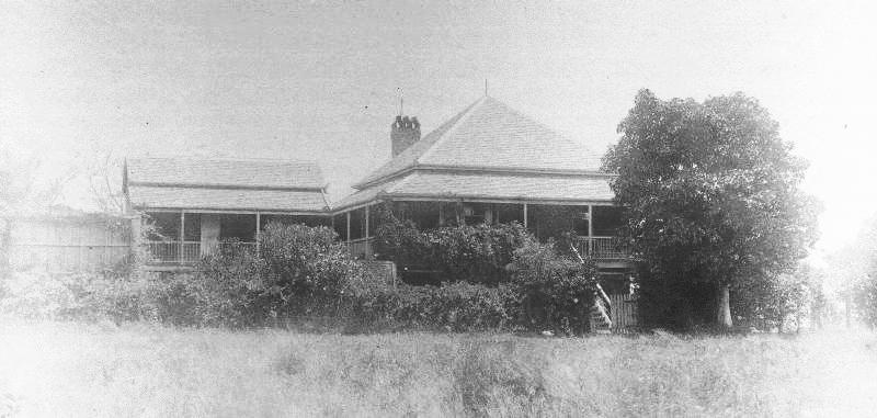 Dr Thomas Lane Bancroft's family home at Deception Bay, ca. 1900