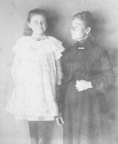 Mrs Cecilia Mary Bancroft and her daughter, Mabel Josephine (Josephine)