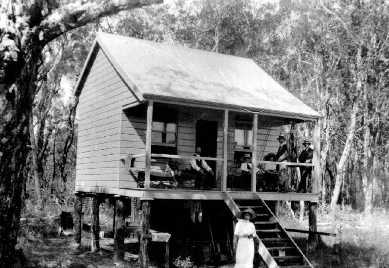 G.W. Campbell's first house