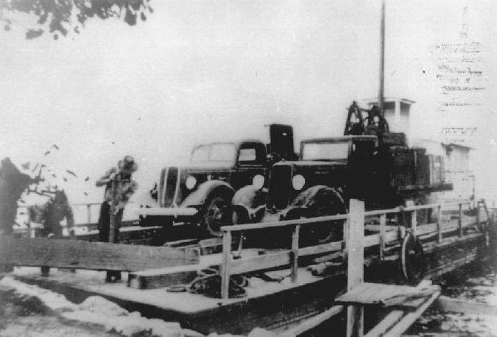 Bribie Island Barge in 1939