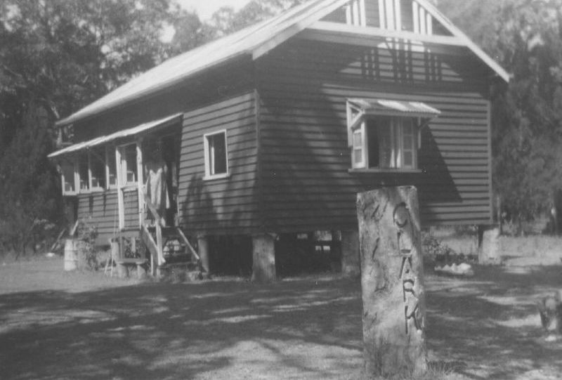 Front view of George Clark's house located at 62 White Patch Esplanade Bribie Island