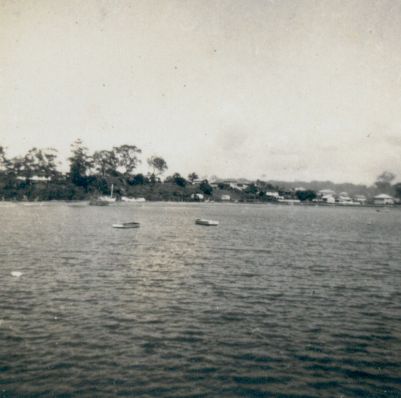 Looking back towards Deception Bay in 1949