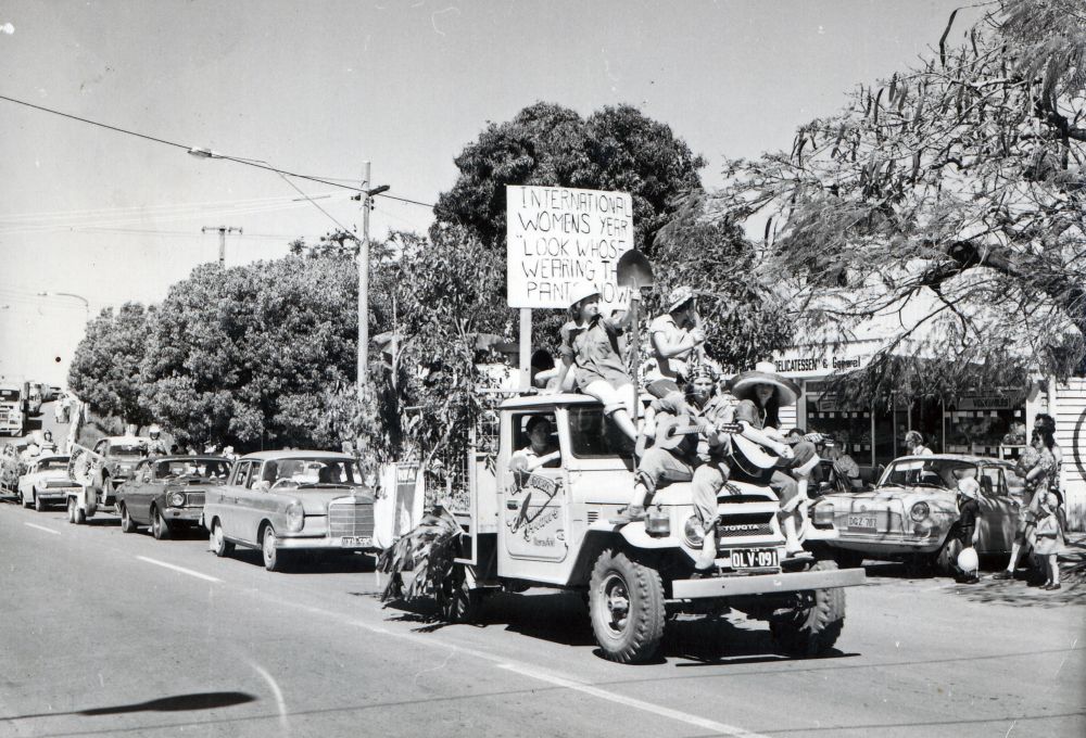 International Women's Year procession travelling along King Street Caboolture
