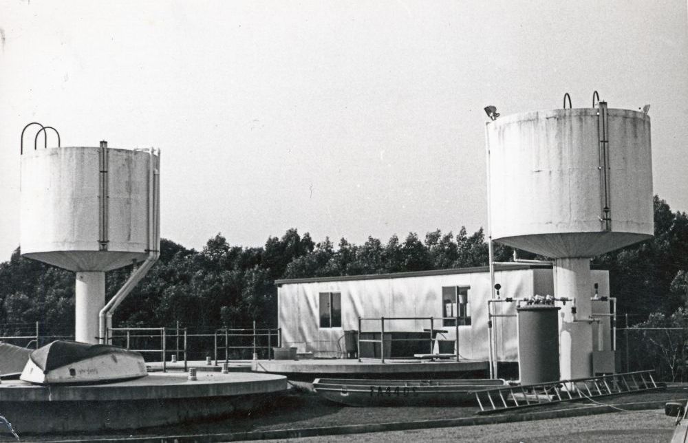 Sewerage Treatment Works at Deception Bay in 1980