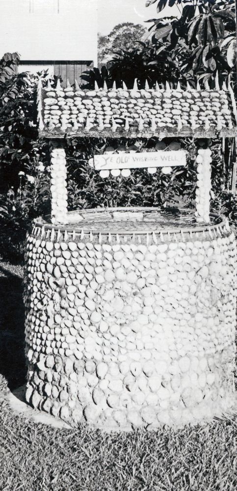 Ye Olde Wishing Well located at the shell bungalow, Beaufort Place Deception Bay