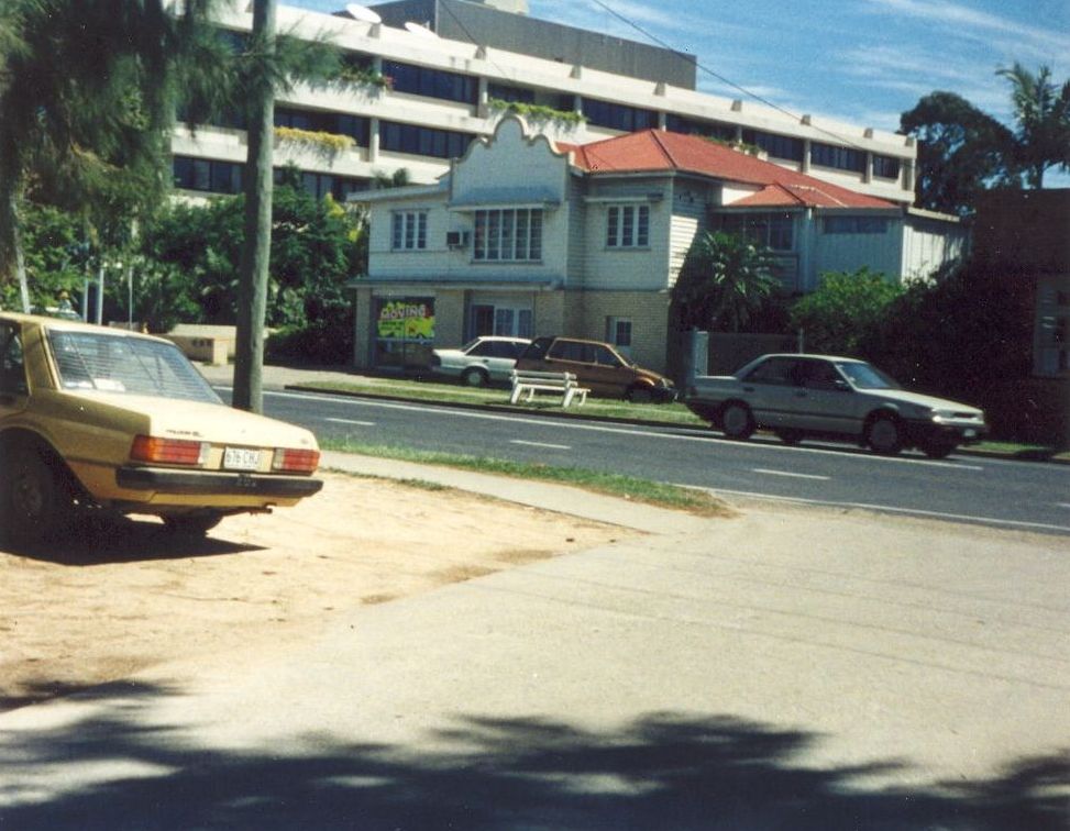Corner Beerburrum Road and Hasking Street Caboolture in the early 1990s