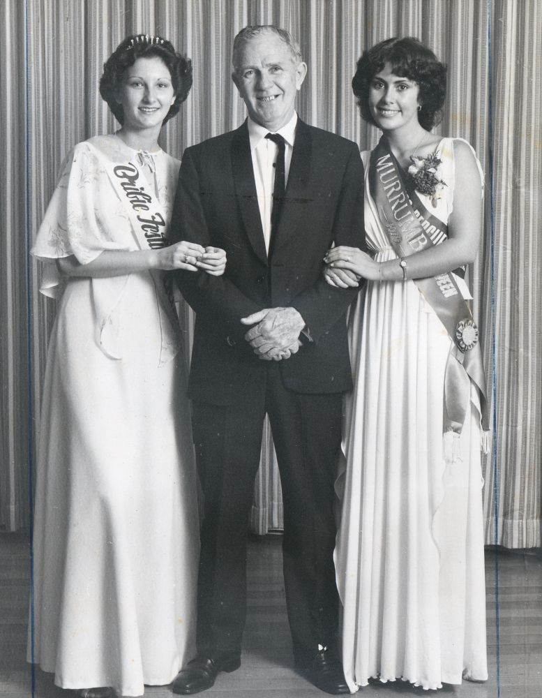 Miss Carol Redgen (right), Mr Des Frawley (centre) and Miss Alison Smith (left)