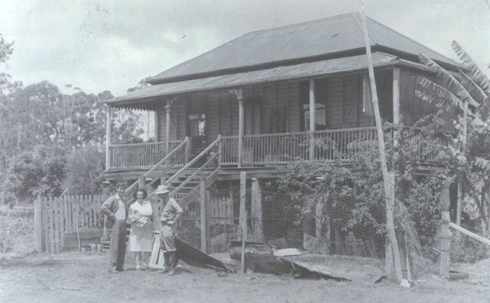 Frederick and Heather Gillette's house on their property named Pine Aire
