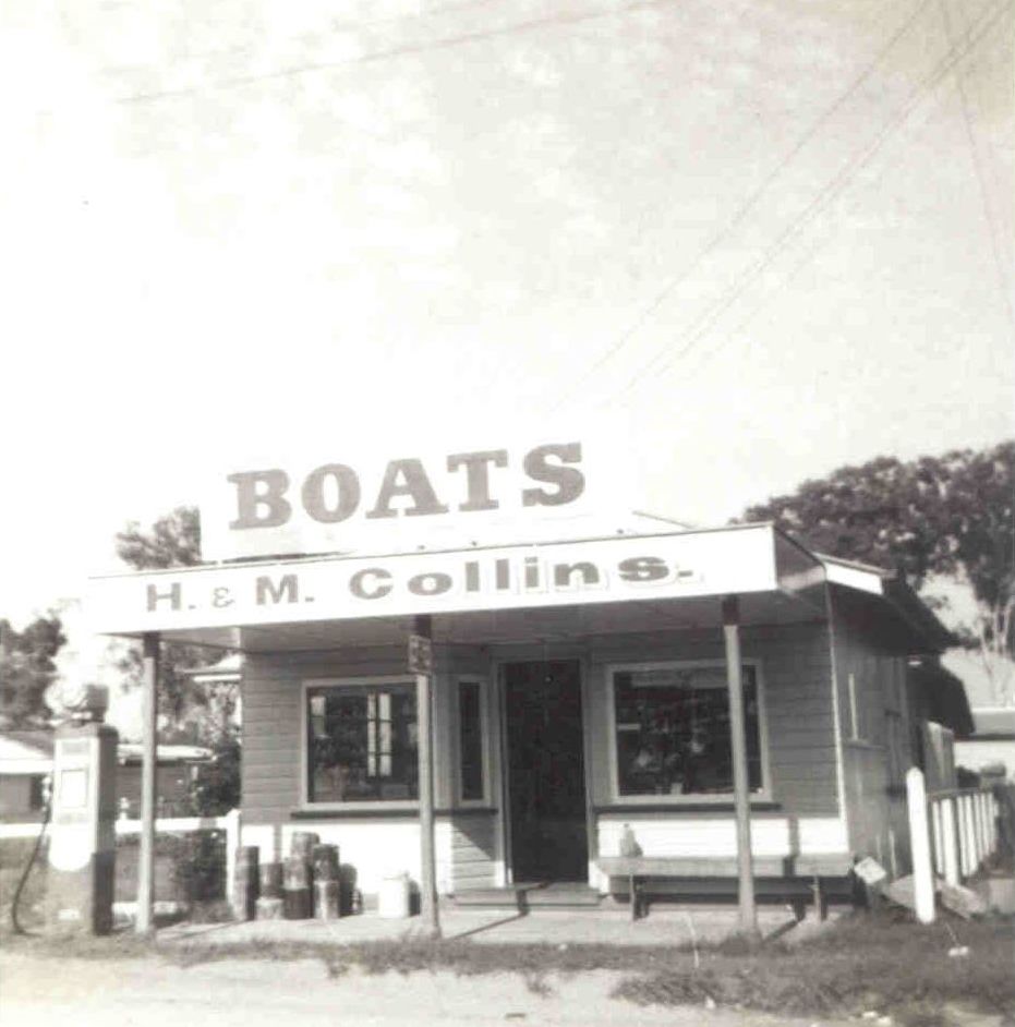 The shop located at 10 Alice Street Donnybrook after it had been extended and new signage erected, ca. 1965