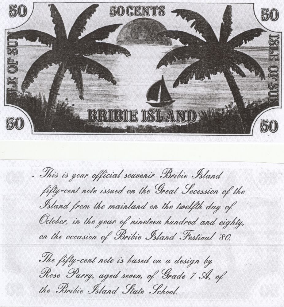 Bribie Island mock secession from the mainland on 12 October 1980
