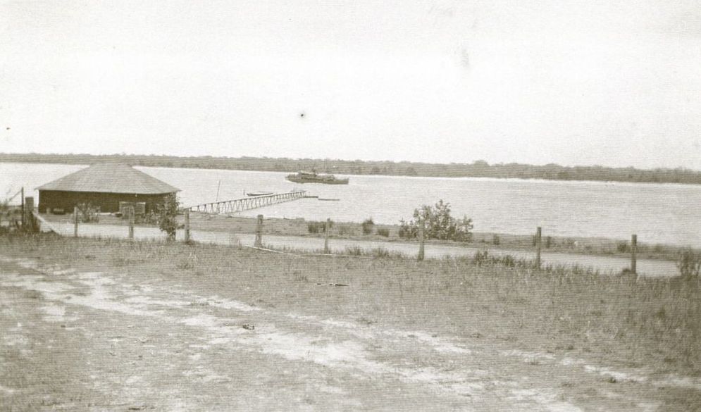 View from the Military Hospital at Toorbul Point (now Sandstone Point) during WWII