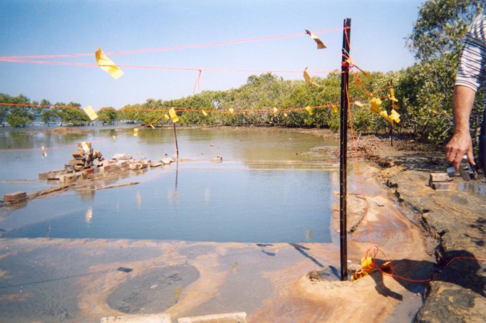 Northern end of the Bancroft Baths at Deception Bay