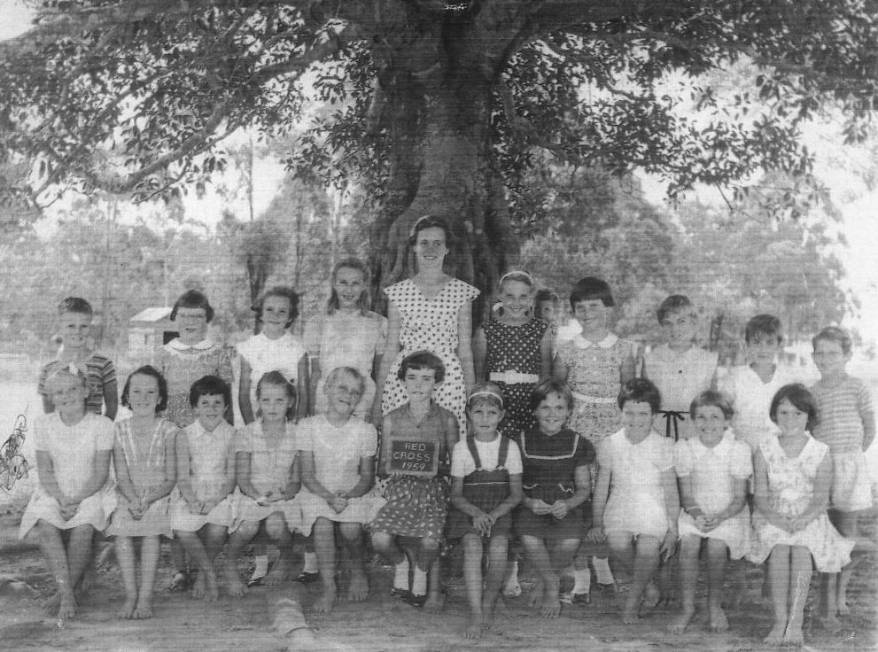 Red Cross Class at Morayfield State School in 1959
