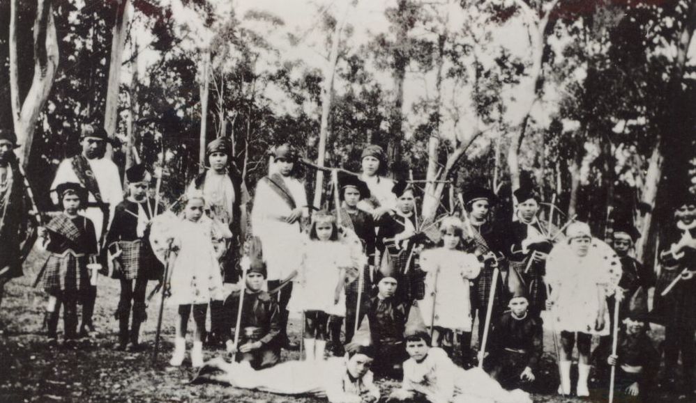 Pupils at Delaneys Creek School in 1923