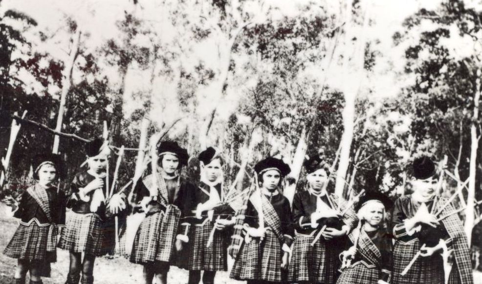 Pupils at Delaneys Creek School in 1923